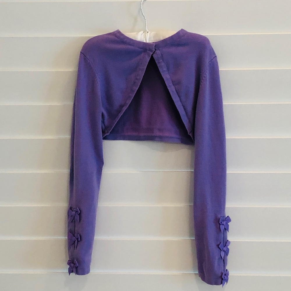 Children’s Place Shrug Sweater Purple Size M 7/8